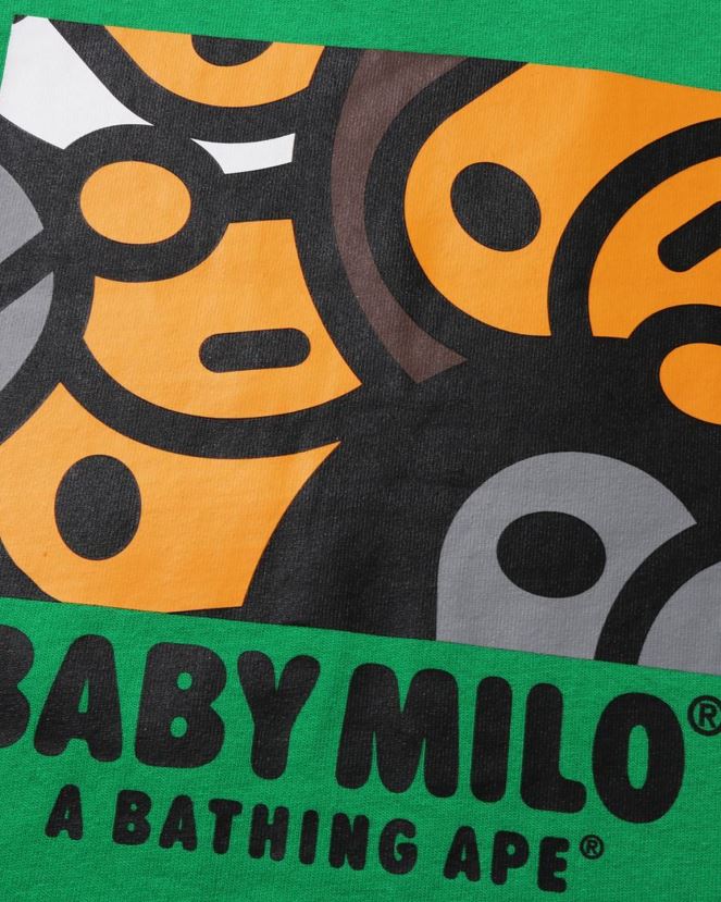 t-shirt tout bébé milo mix A Bathing Ape enfants ZHX6N41515 menthe