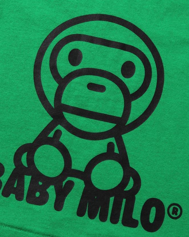 t-shirt tout bébé milo mix A Bathing Ape enfants ZHX6N41515 menthe