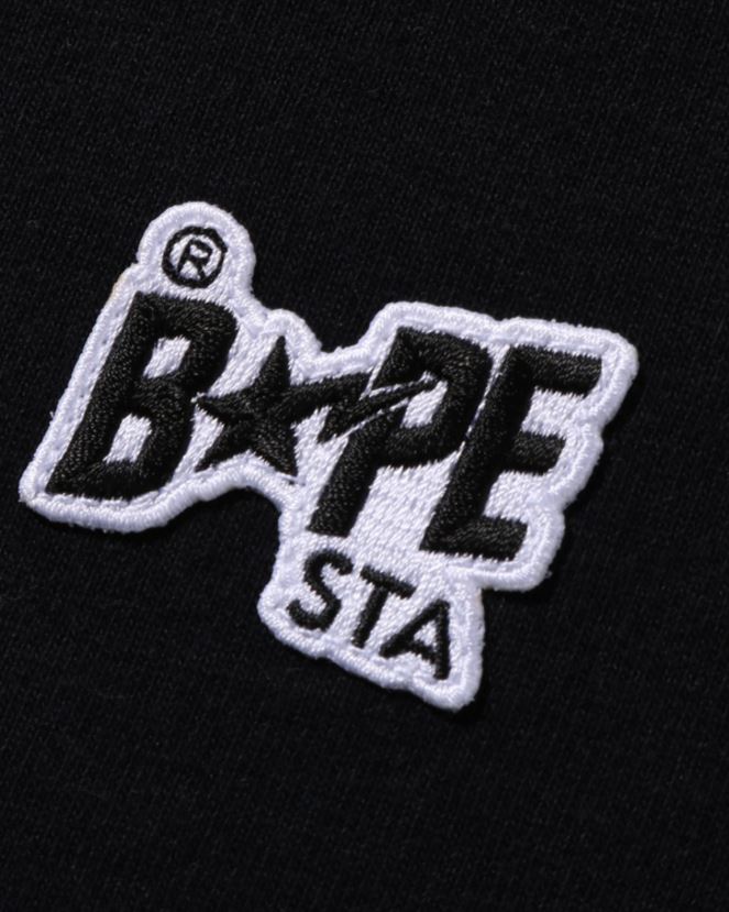 t-shirt à logo A Bathing Ape femmes ZHX6N41001 noir