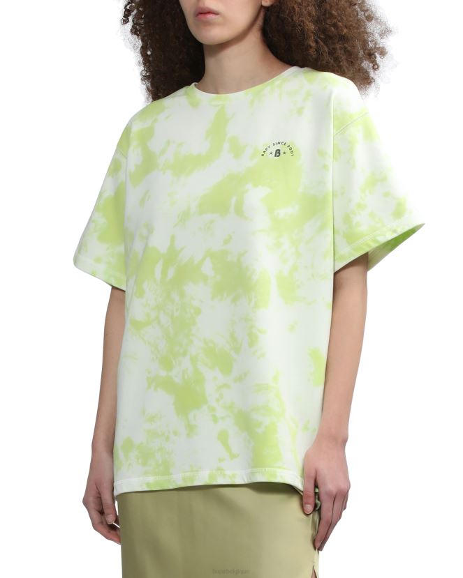 t-shirt à logo imprimé A Bathing Ape femmes ZHX6N4790 vert clair