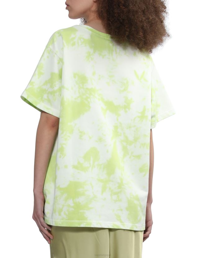 t-shirt à logo imprimé A Bathing Ape femmes ZHX6N4790 vert clair