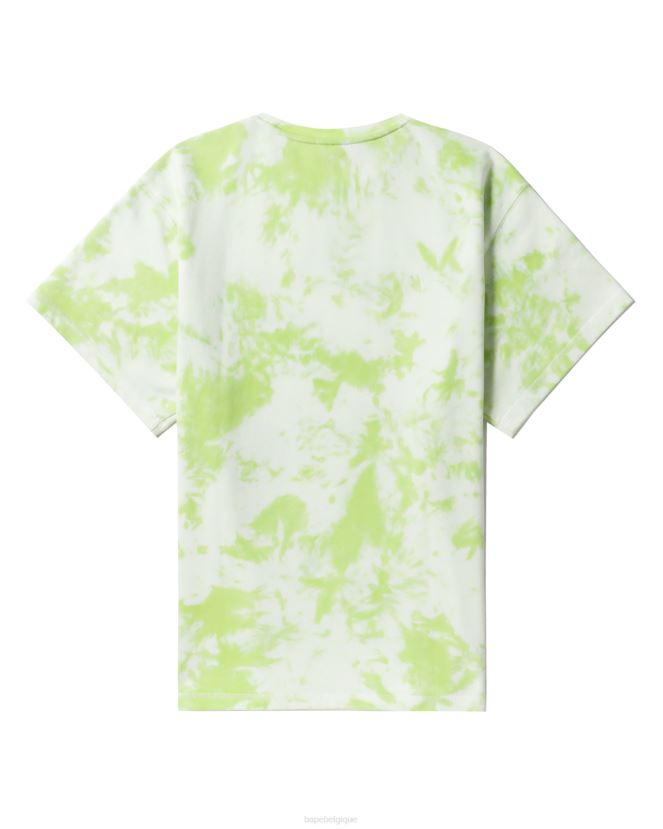 t-shirt à logo imprimé A Bathing Ape femmes ZHX6N4790 vert clair
