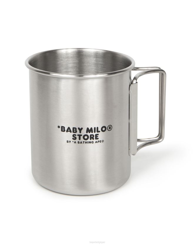tasse de camp de bébé milo A Bathing Ape femmes ZHX6N41129 argent