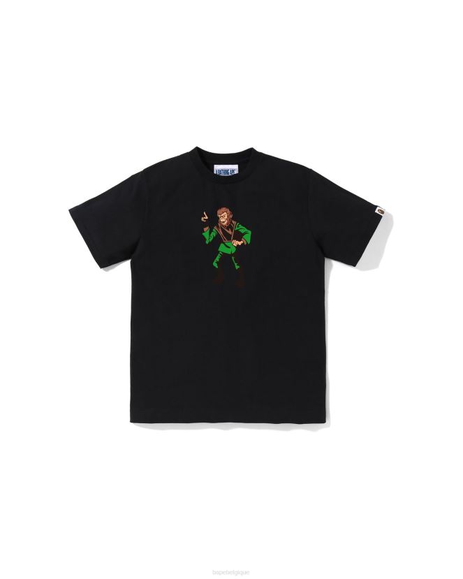 tee jr A Bathing Ape enfants ZHX6N41361 noir