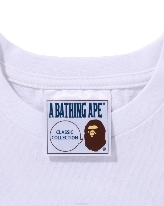 tee jr A Bathing Ape enfants ZHX6N41362 blanc