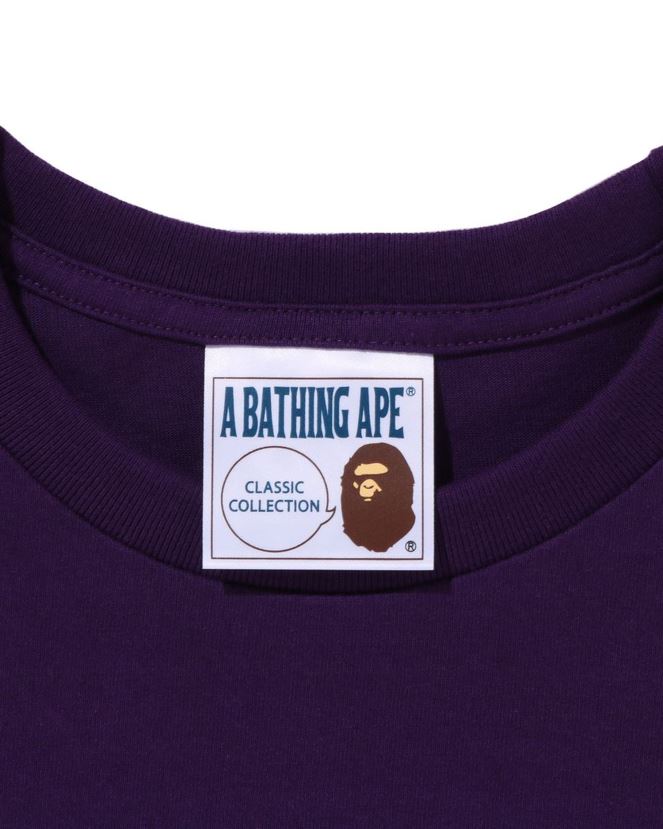 tee-shirt ombre A Bathing Ape Hommes ZHX6N4109 violet