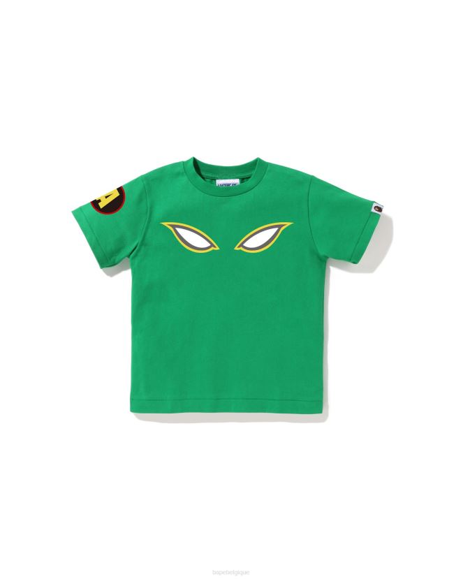tee-shirt ombre A Bathing Ape enfants ZHX6N41364 armée verte