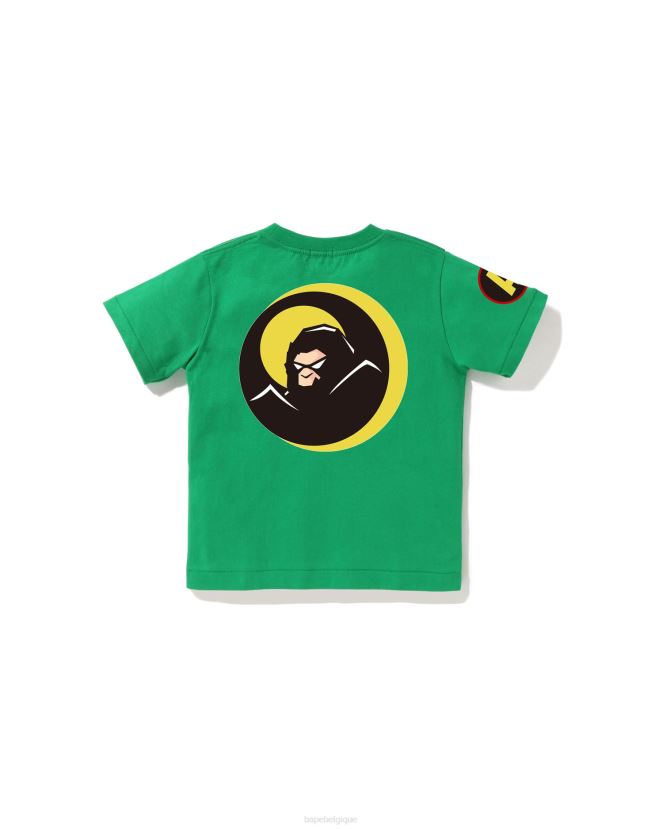 tee-shirt ombre A Bathing Ape enfants ZHX6N41364 armée verte