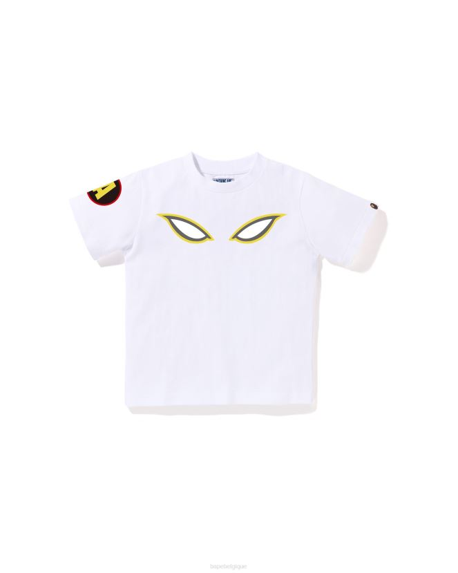 tee-shirt ombre A Bathing Ape enfants ZHX6N41365 blanc