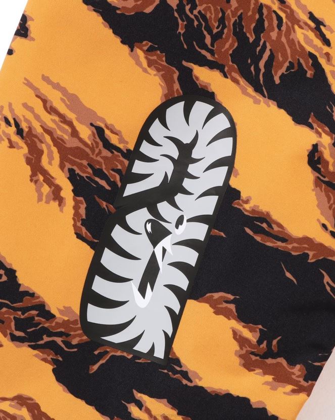 tigre camo longue ma-1 A Bathing Ape Hommes ZHX6N4327 orange
