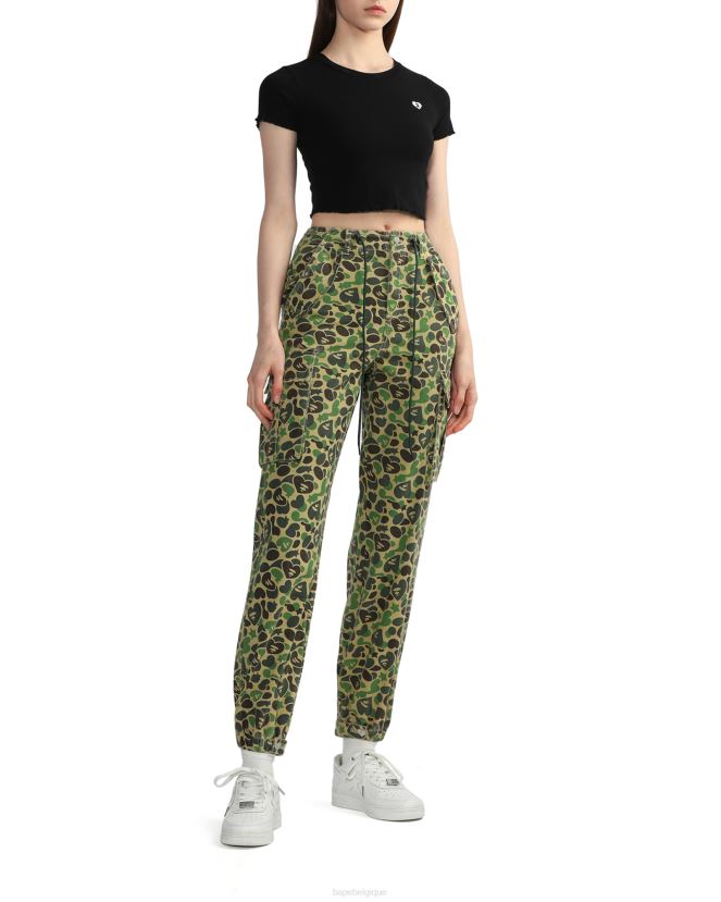 top court à logo A Bathing Ape femmes ZHX6N4822 noir