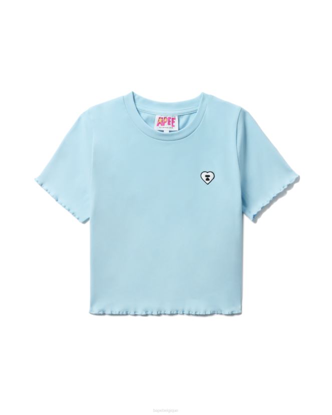 top court à logo A Bathing Ape femmes ZHX6N4823 bleu