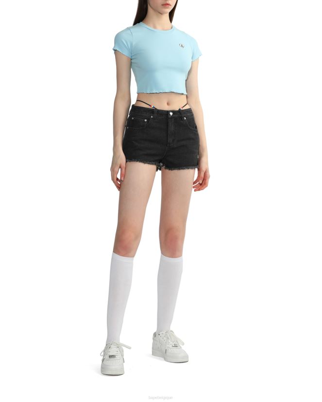 top court à logo A Bathing Ape femmes ZHX6N4823 bleu