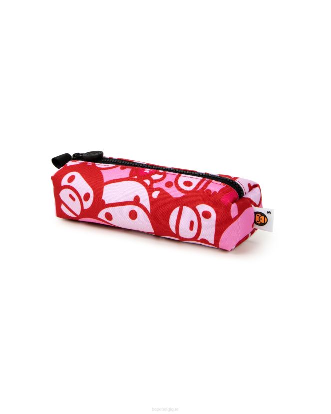 trousse bébé milo A Bathing Ape enfants ZHX6N41090 rose