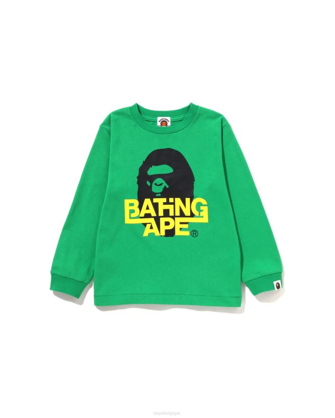 té de tête A Bathing Ape enfants ZHX6N41511 menthe