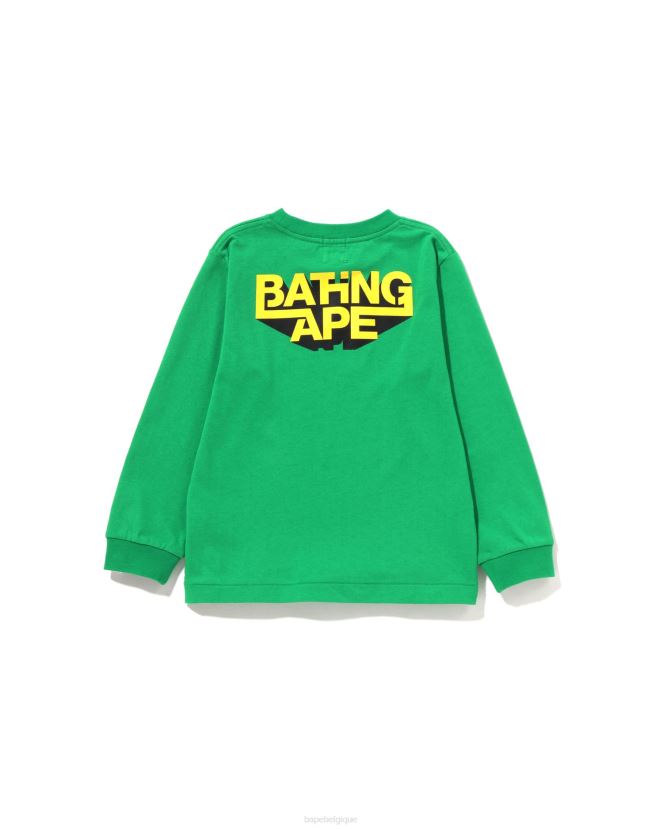 té de tête A Bathing Ape enfants ZHX6N41511 menthe
