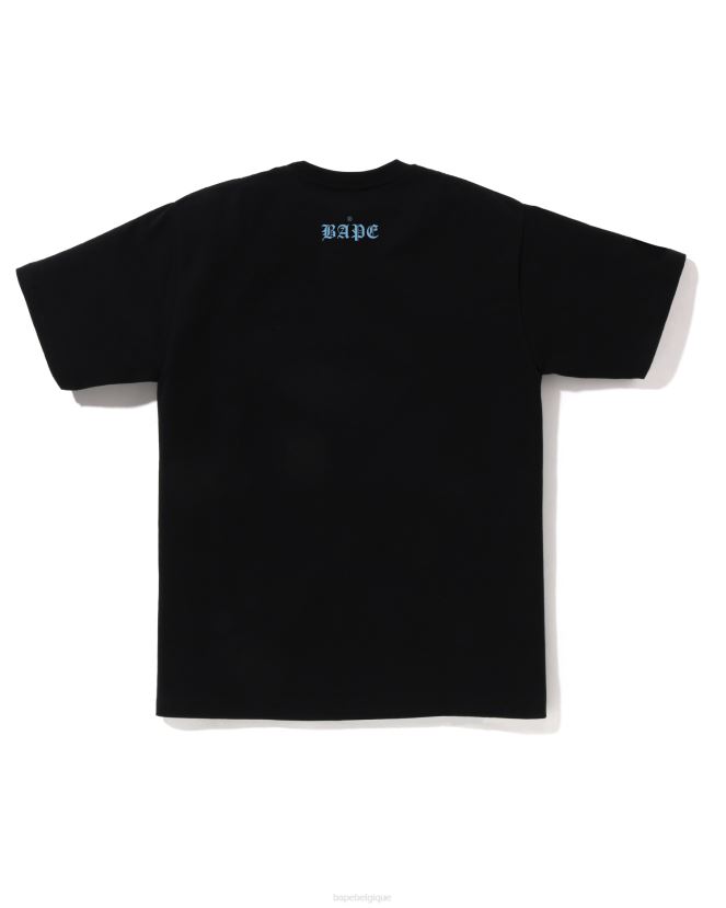 tête 1993 tee A Bathing Ape Hommes ZHX6N451 noir