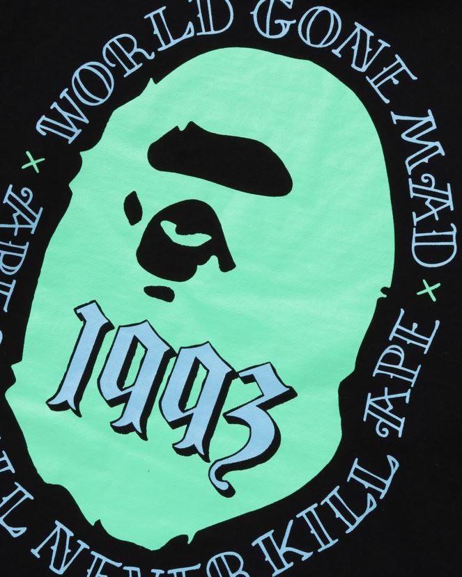 tête pull à capuche A Bathing Ape Hommes ZHX6N4272 noir