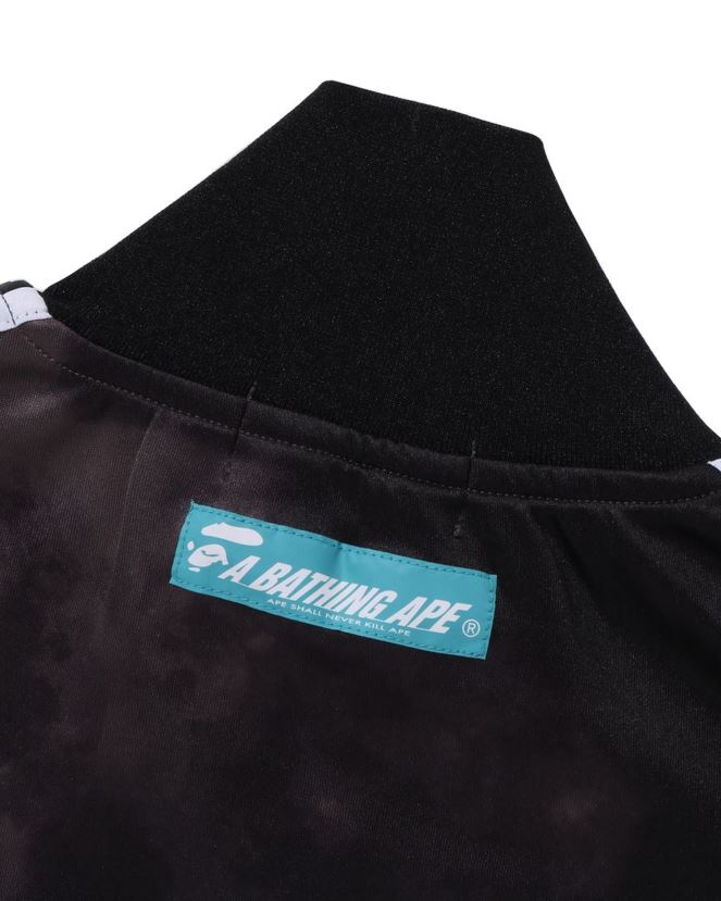 veste de survêtement tie-dye A Bathing Ape Hommes ZHX6N4248 gris foncé