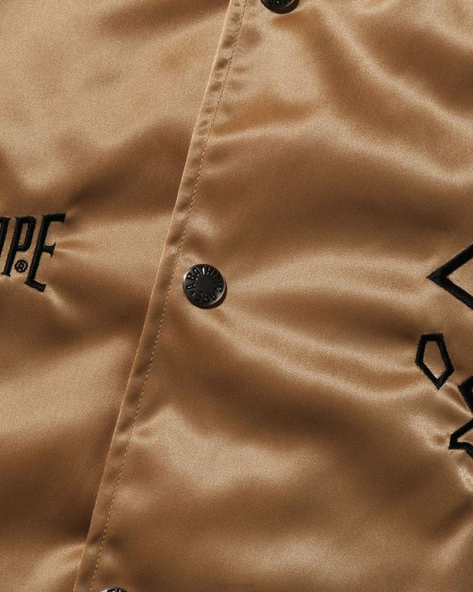 veste universitaire en nylon A Bathing Ape Hommes ZHX6N4181 or