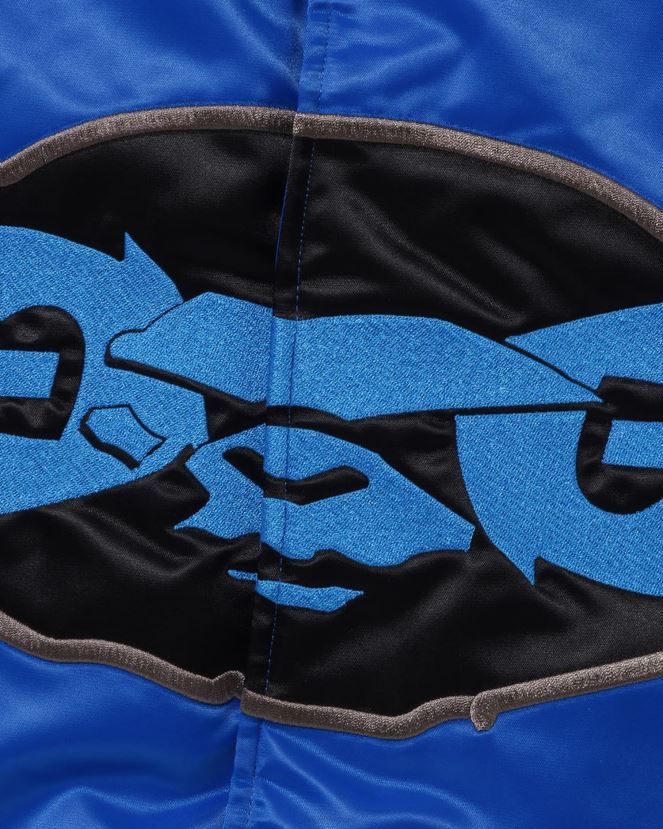 veste universitaire en nylon à coupe décontractée A Bathing Ape Hommes ZHX6N4350 bleu