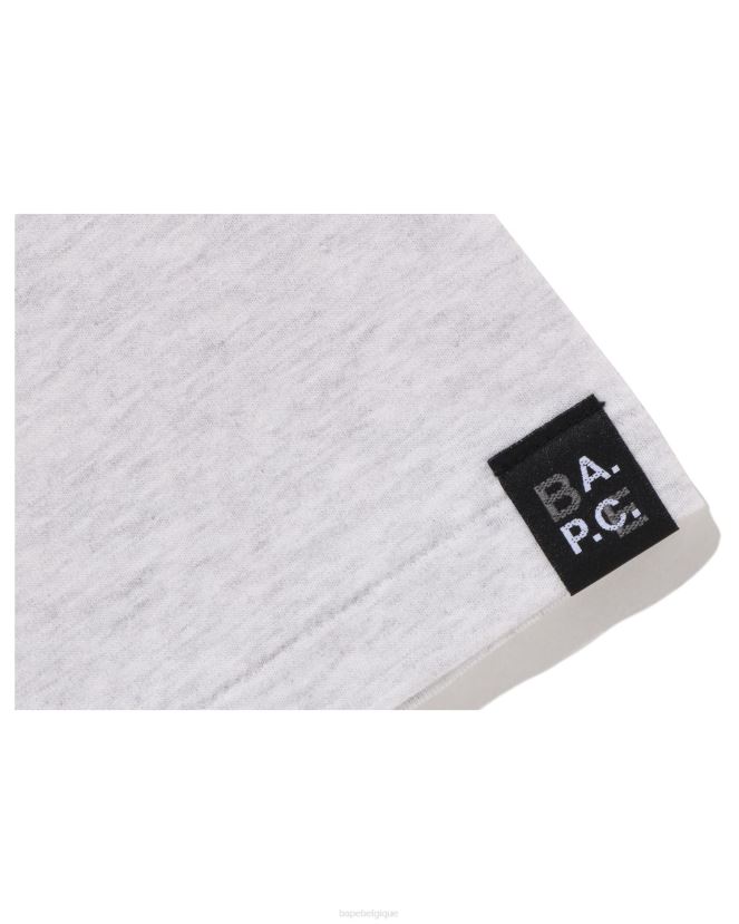 x apc t-shirt milo large A Bathing Ape femmes ZHX6N4903 gris