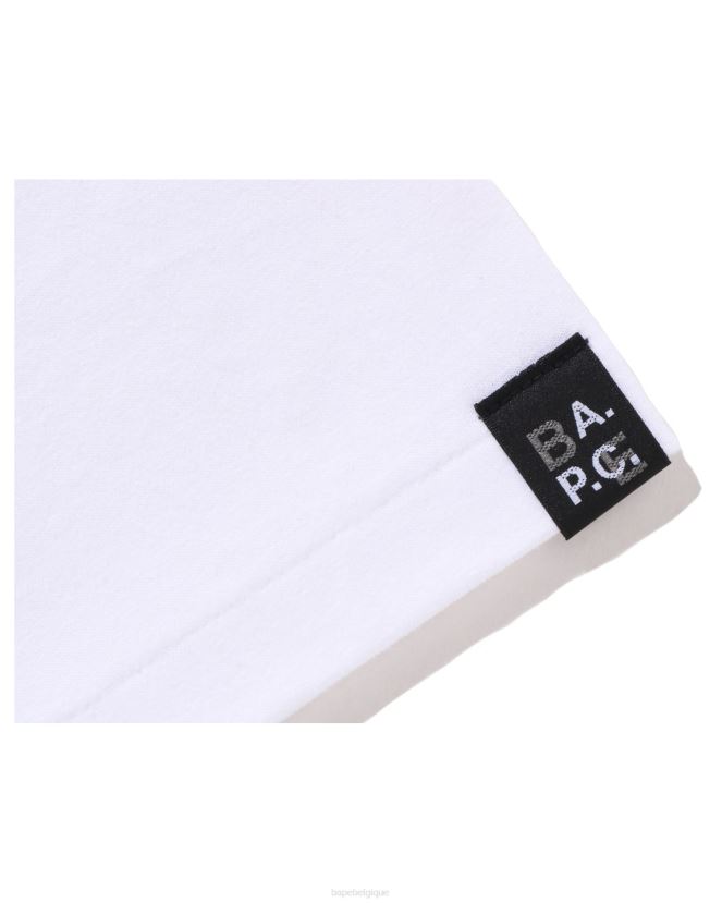 x apc t-shirt milo large A Bathing Ape femmes ZHX6N4904 blanc