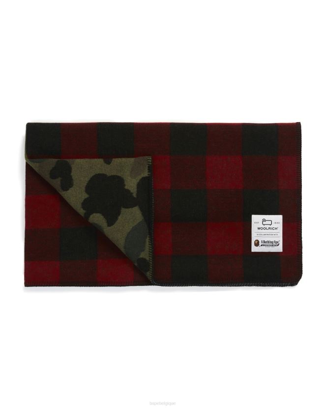 x couverture en laine A Bathing Ape Hommes ZHX6N4577 cause