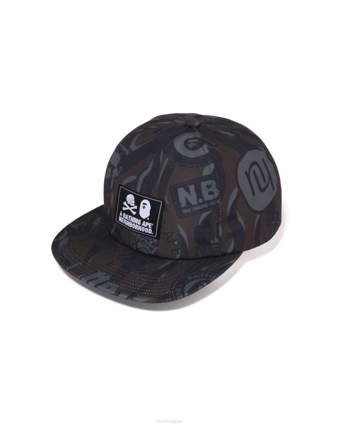 x plafond nbhd A Bathing Ape Hommes ZHX6N4505 noir