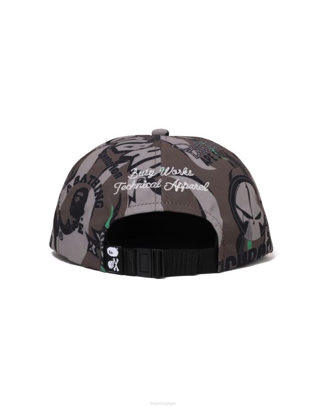 x plafond nbhd A Bathing Ape Hommes ZHX6N4506 kaki foncé