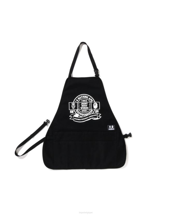x tablier nbhd A Bathing Ape Hommes ZHX6N4501 noir