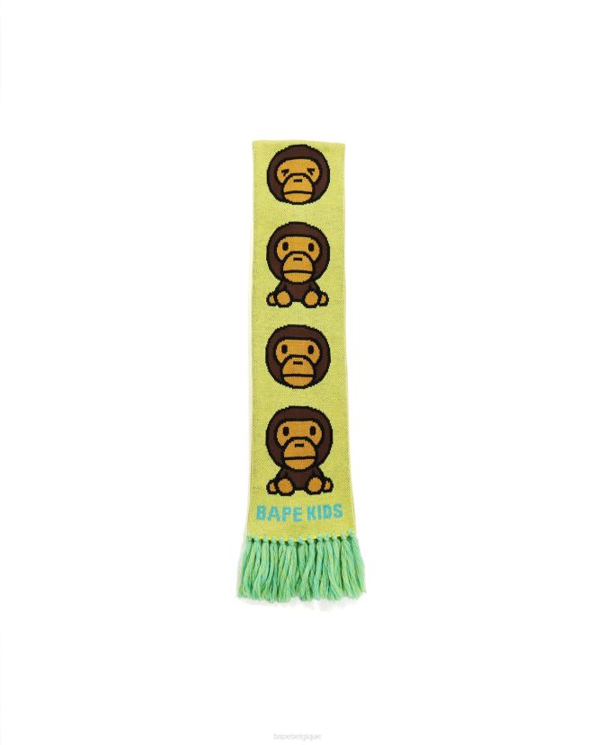 écharpe bébé milo A Bathing Ape enfants ZHX6N41768 jaune