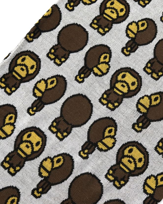 écharpe bébé milo A Bathing Ape femmes ZHX6N41157 blanc